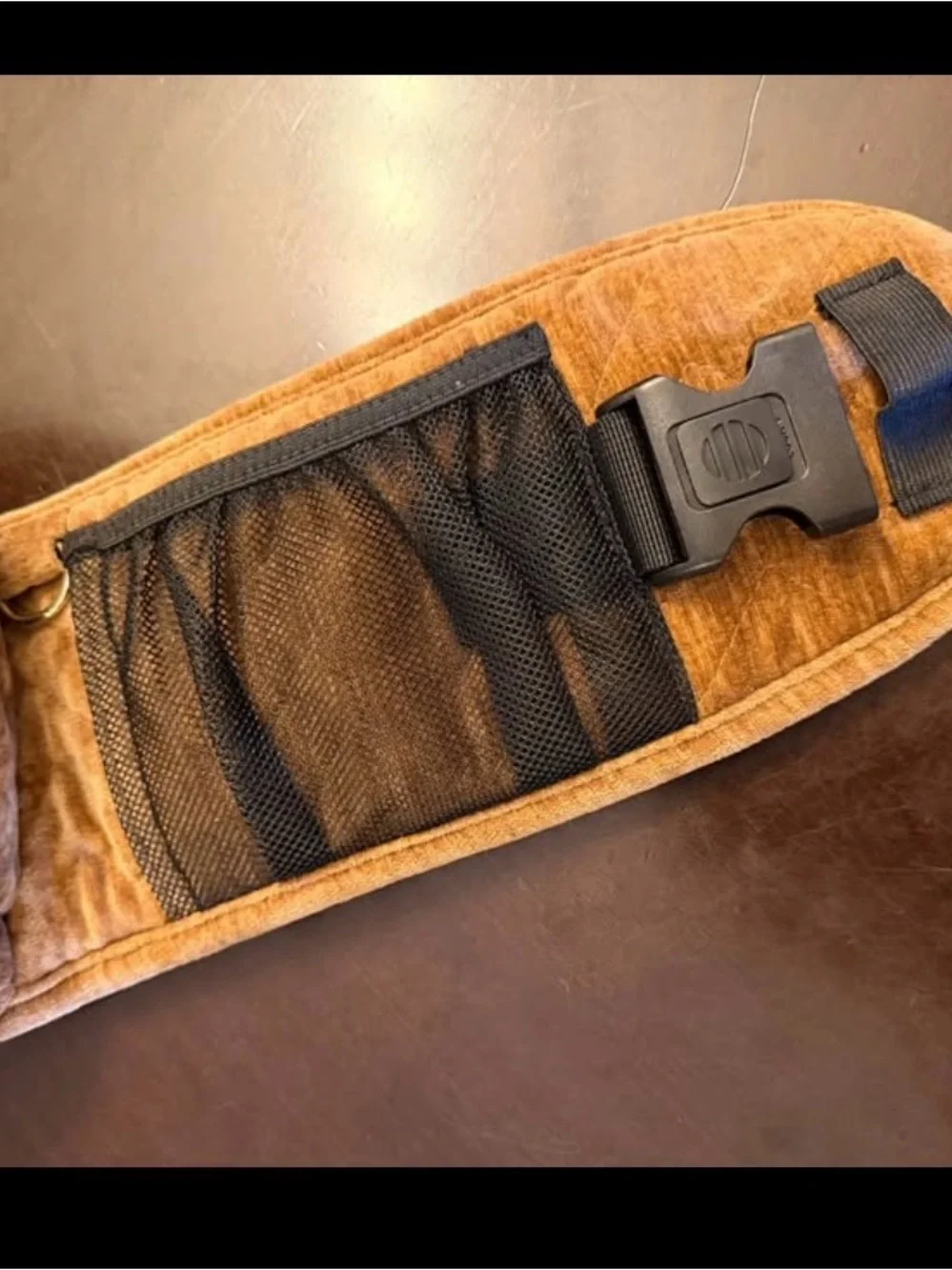 The Tushbaby™ Velvet Hip Carrier - Velvet Sable Brown